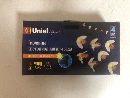 Садовая гирлянда на солнечной батарее "Пчелки" Uniel USL-S-127/PT4000 BEES 1AA IP44 фото Садовая гирлянда на солнечной батарее "Пчелки" Uniel USL-S-127/PT4000 BEES 1AA IP44 картинка